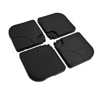 Outsunny Set 4pz Base per Ombrellone da Giardino 50 × 50 × 7.5cm | in Plastica