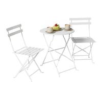 Outsunny Set Bistrò da Esterno Pieghevole con Tavolo e 2 Sedie