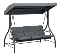 Outsunny Set da Giardino 4 Pezzi in Rattan con Divanetto, 2 Sedie e Tavolino