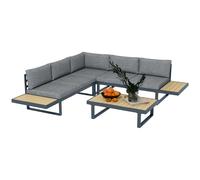 Outsunny Set da Giardino 4pz con 2 Divanetti, Poltrona e Tavolino da Caffè