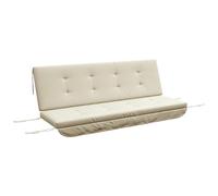 Outsunny Set di Cuscini per Altalena Hollywood 170 cm - Cuscino per Sedia e Schienale Laterale Beige
