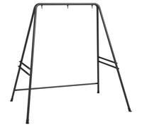 Outsunny Supporto per Amaca e Poltrona a Uovo in Acciaio 178x143x180 cm Nero