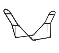 Outsunny Supporto per Amaca Regolabile in Acciaio, 278 cm, Nero