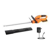 Outsunny Tagliasiepi Cordless a Batteria 18V con Lama 51cm Arancione