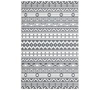 Outsunny Tappeto Reversibile da Esterno con Borsa 1.8x2.7cm Grigio Bianco