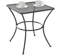 Outsunny Tavolino da Giardino Tavolino da Esterno 45x45x50 cm Nero
