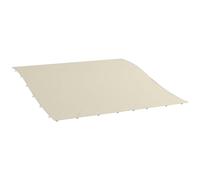 Outsunny Telo di Ricambio per Pergola da Giardino 2.5x3 m con 8 Fori di Drenaggio, Ganci e Anelli, Copertura per Gazebo Pergola in Poliestere, 297x243 cm, Beige