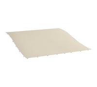 Outsunny Telo di Ricambio per Pergola da Giardino 3x3 m con 16 Fori di Drenaggio, Ganci e Anelli, Copertura per Gazebo Pergola in Poliestere, Beige
