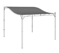 Outsunny Telo di ricambio per pergola, telo parasole per copertura da terrazza, telo di ricambio per gazebo 3 x 3 m 298x293 cm grigio scuro Aosom Italy