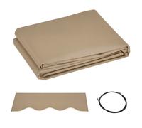 Outsunny Telo di Ricambio per Tenda a Bracci in Poliestere da 3.6x3 m Grigio