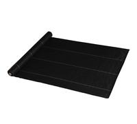 Outsunny Telo per Pacciamatura 25x2 m, Traspirante e Anti-UV, Telo Pacciamatura in Polipropilene, per Orto e Giardino, Nero