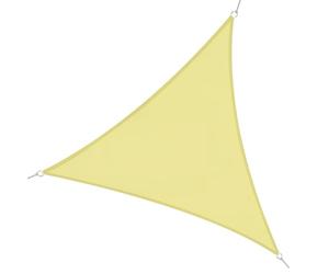 Outsunny Tenda a Vela per Esterno Triangolare 6x6m, Vela Ombreggiante Parasole con Ganci a D in Poliestere, per Giardino, Balcone, Terrazza, Protezione UV, Giallo