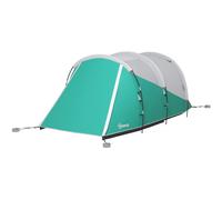 Outsunny Tenda da Campeggio 2-4 Persone Impermeabile con Stanza Separata, Tenda a Tunnel Familiare con Borsa di Trasporto, 460x260x190 cm, Verde