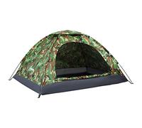 Outsunny Tenda da campeggio per 2 persone, con porta con cerniera, tasca portaoggetti, borsa portatile, multicolore