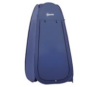 Outsunny Tenda da Doccia Pop Up Impermeabile 100x100x185 cm Blu Navy