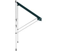 Outsunny Tenda da Sole Avvolgibile a Rullo con Manovella, Altezza e Angolazione Regolabile, 200x150cm