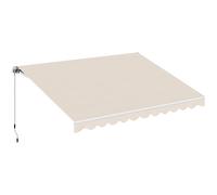 Outsunny Tenda da Sole a Bracci per Esterno Regolazione con Manovella 295x250cm