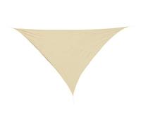 Outsunny Tenda da Sole Triangolare 4x4x4 m, Vela Ombreggiante in PE e Acciaio, Resistente, Giallo