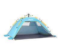 Outsunny Tenda da Spiaggia Pop Up in Poliestere e Vetro