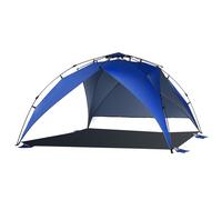 Outsunny Tenda da Spiaggia Pop Up per 4 Persone con Corde e Paletti