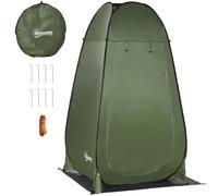 Outsunny Tenda Doccia da Campeggio con Porta a Cerniera e Borsa Blu Scuro