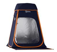 Outsunny Tenda Doccia da Campeggio Pop-Up Impermeabile con Tetto Rimovibile