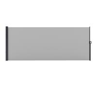 Outsunny Tenda Laterale Retrattile 400x160 cm con Maniglia Grigio Chiaro