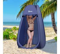 Outsunny Tenda per doccia istantanea Tenda per doccia per WC Fasciatoio portatile 100X100X185Cm