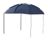 Outsunny Tendalina ad Arco Portatile con Paletti Regolabili e Borsa da Trasporto, Tenda per Auto in Poliestere, Acciaio e Fibra di Vetro, 290x278x230-260 cm, Blu
