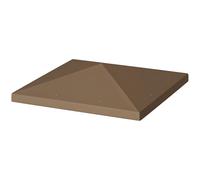 Outsunny Tetto di Ricambio per Gazebo 3x3 m da Giardino Marrone
