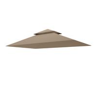 Outsunny Tettoia per Barbecue in Poliestere 160g/m² a 2 Livelli