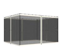 Outsunny Zanzariera per Gazebo Tende di Ricambio con Cerniere