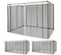 Outsunny Zanzariera per Gazebo Tende di Ricambio con Cerniere 302x207cm