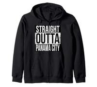 OUTTA CITTÀ DI PANAMA DIRITTO Felpa con Cappuccio