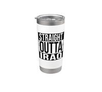 OUTTA DIRITTO IRAQ Bicchiere termico in acciaio inox doppia parete