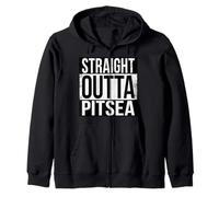 Outta Diritto PITSEA Felpa con Cappuccio