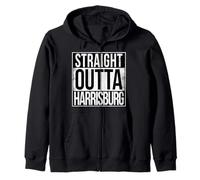 Outta Harrisburg Diritto Felpa con Cappuccio