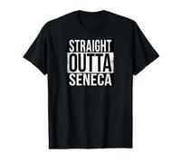 Outta Seneca Diritto Maglietta con Stampa Grafica Economica