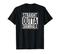 Outta SHAMBHALA Diritto Maglietta con Stampa Grafica Economica