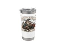 Outta Spells But Not Outta Shells Vintage Wizard Graphic Bicchiere termico in acciaio inox doppia parete