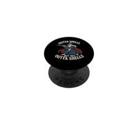 Outta Spells But Not Outta Shells Wizard Fantasy Meme PopSockets PopGrip Adesivo