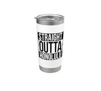 OUTTA STRAIGHT HOLLYWOOD Bicchiere termico in acciaio inox doppia parete