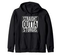Outta Sturgis Diritto Felpa con Cappuccio