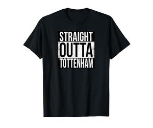 Outta Tottenham Diritto Maglietta con Stampa Grafica Economica
