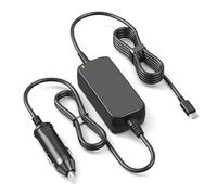 Outtag 100 W USB C Laptop Auto Ladegerät 12-24 V KFZ Laptop Ladekabel Netzteil für MacBook Pro Lenovo Yoga Thinkpad HP Samsung LG ASUS Acer Huawei Honor LG Sony Dell Google und Weitere Typ C Geräte