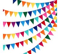 Outus 6 Set Banner di Stendardo Arcobaleno Bandiera di Stendardo Multicolore Banner di Stendardo Arcobaleno per Decorazione di Festa Compleanno