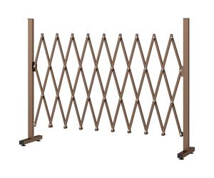 Outusnny Steccato per Giardino in Metallo a Larghezza Regolabile 250x103.5 cm