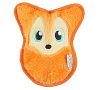 Outward Hound Durablez Tough Plush Squeaky Dog Toy, Fox, Orange, XS