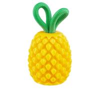 Outward Hound Gioco per Cani Dentale Interattivo Dental Pineapple con Benefici per l'Apparato Dentario, Giocattolo da Masticare e da Riempire per Cani, Durabile, Yellow