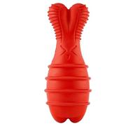 Outward Hound Petstages Grunt Fetch Stick Red Bunny Dog Toy - Divertente suono e forma per giocare divertente